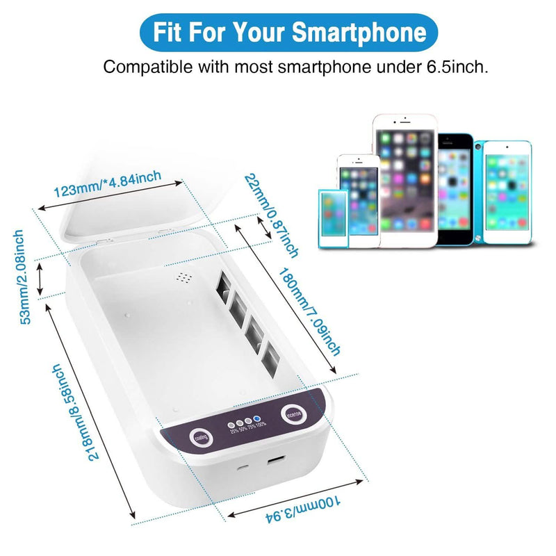 UV Light Phone Disinfection Box with Aromatherapy Function Mobile Accessories - DailySale