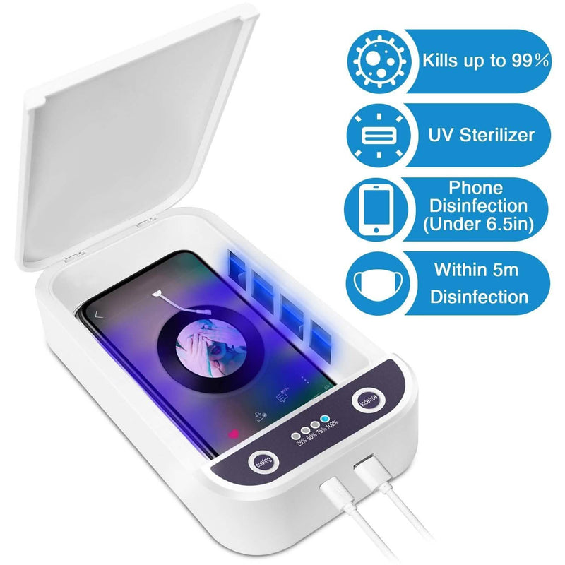 UV Light Phone Disinfection Box with Aromatherapy Function Mobile Accessories - DailySale
