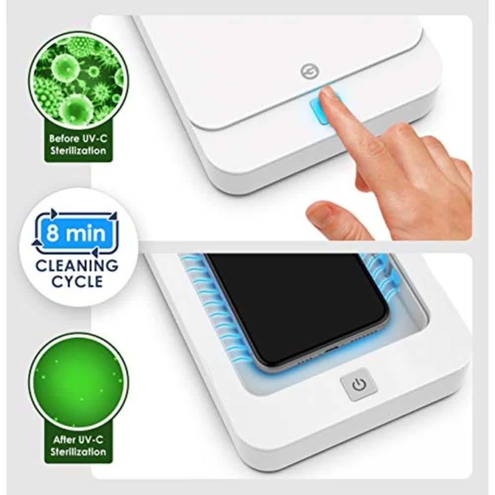 UV Phone Sanitizer Portable UV-C Light Sterilizer UV Sanitizer Box Face Masks & PPE - DailySale