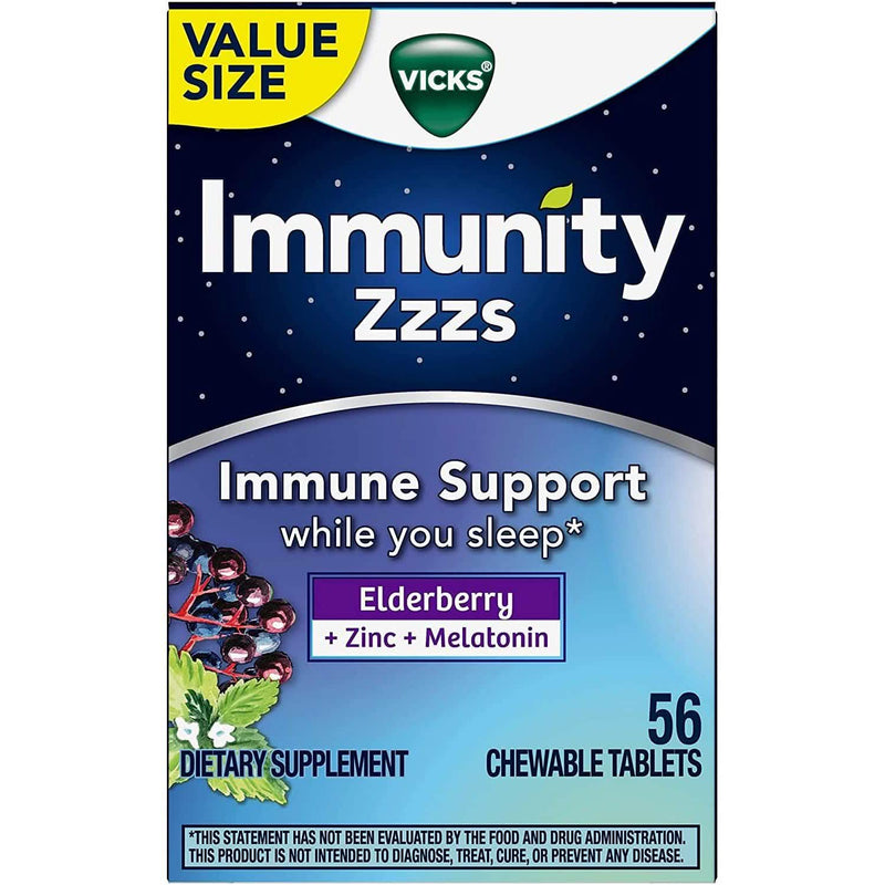 Vicks Immunity Zzzs Immune Support While You Sleep Wellness 1-Pack - DailySale
