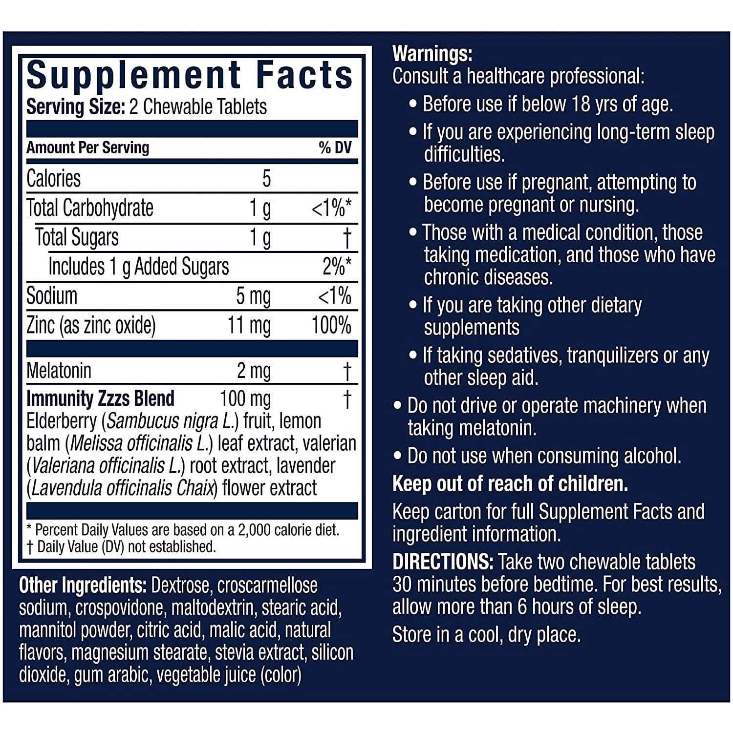 Vicks Immunity Zzzs Immune Support While You Sleep Wellness - DailySale