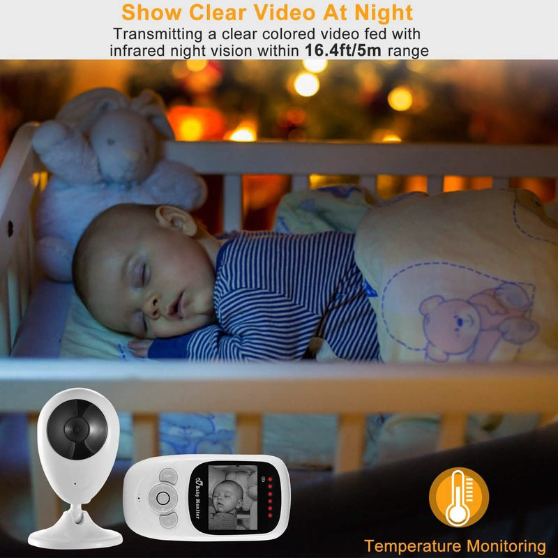 Video Baby with Digital Camera Infrared Night Viion Baby - DailySale