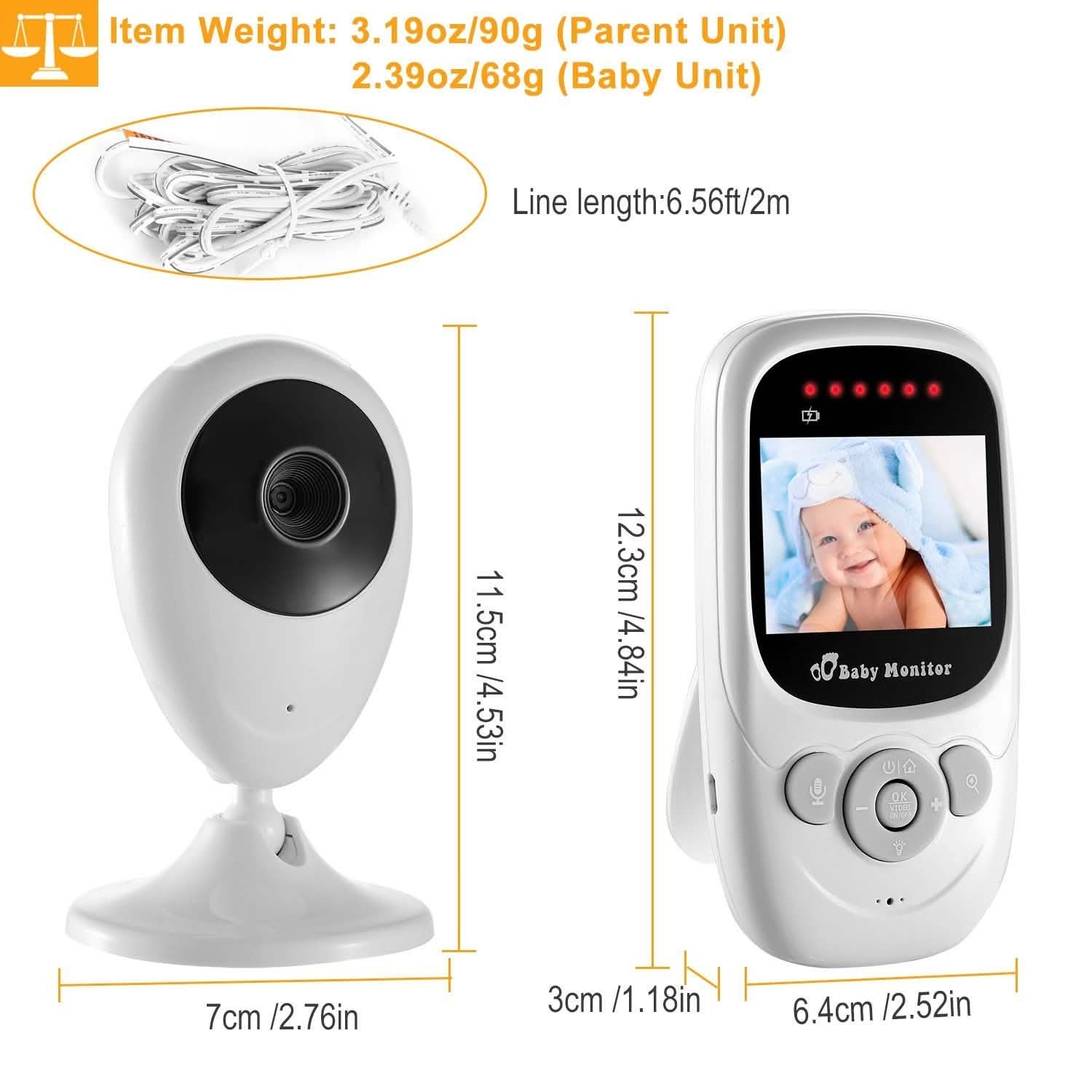 Video Baby with Digital Camera Infrared Night Viion Baby - DailySale