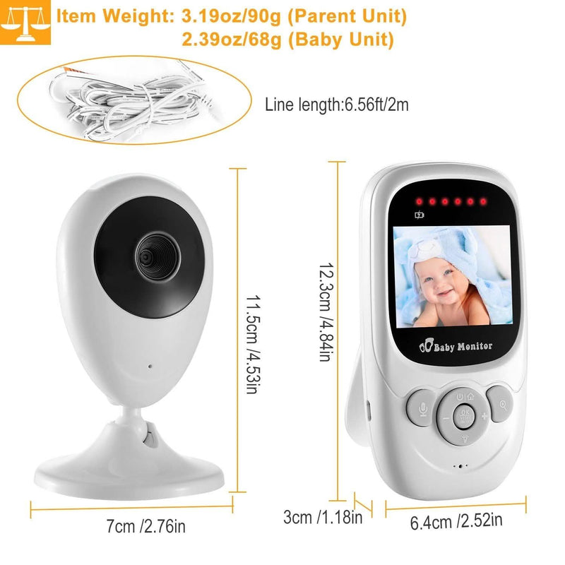 Video Baby with Digital Camera Infrared Night Viion Baby - DailySale