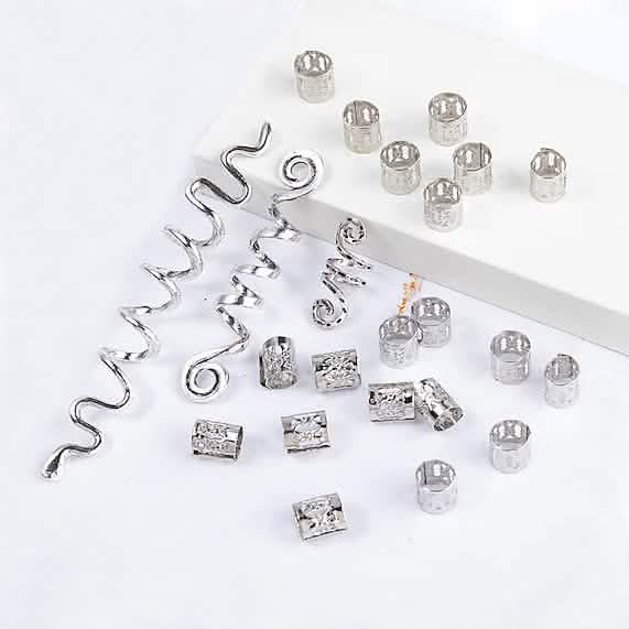 Vintage Ethnic Dreadlocks Hair Clip Irish Hair Accessories Beauty & Personal Care Silver - DailySale