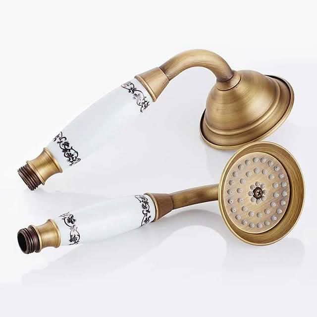 Vintage Style Rainfall Shower Faucet Set Bath - DailySale