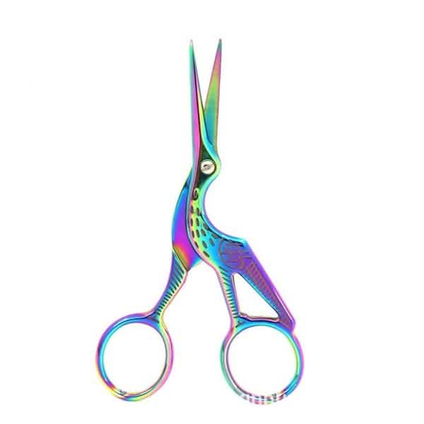 Vintage Style Stork Crane Scissors Everything Else Colored Titanium - DailySale