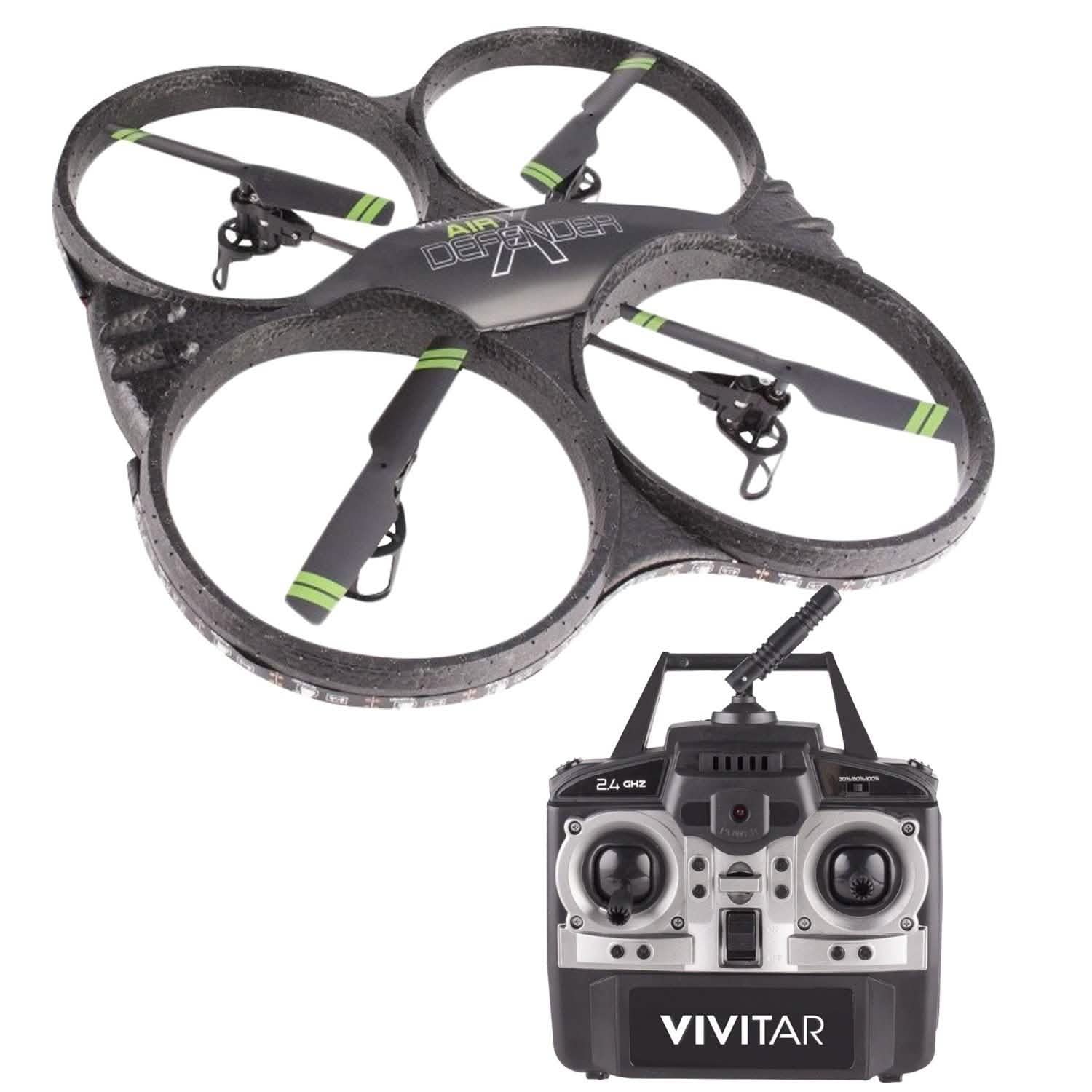 Vivitar DRC-330 Air Defender Quadcopter Camera Drone Toys & Games - DailySale