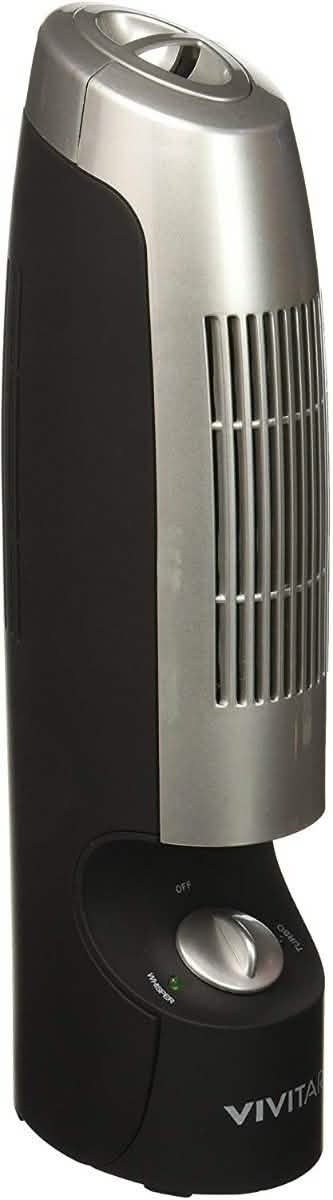 Vivitar Quiet Desktop Air Purifier and Ionizer Home Essentials - DailySale