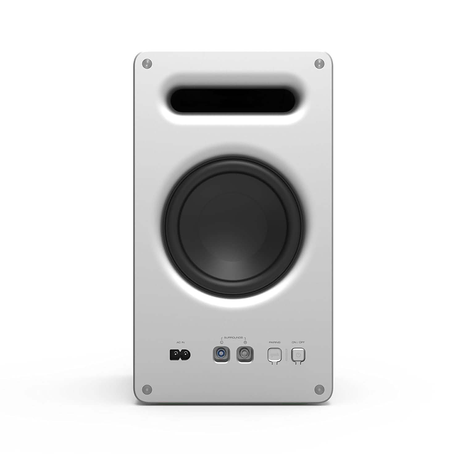 Front view of VIZIO SmartCast 5.1 Channel Wireless Soundbar SB3651-E6 (Refurbished) subwoofer