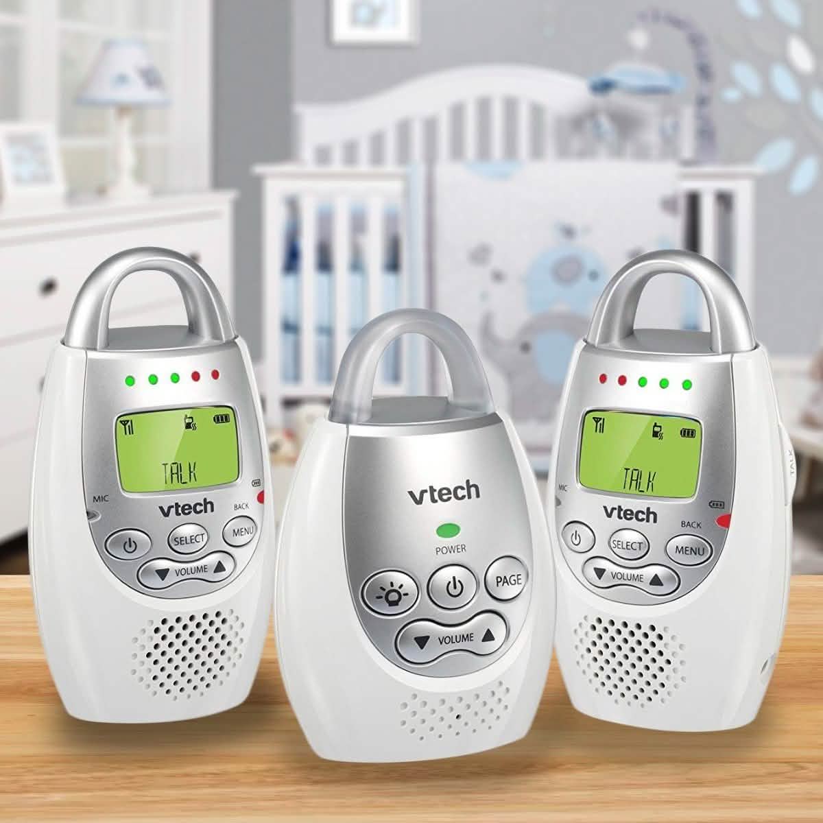 VTech BA72212GY Audio Baby Monitor with 2 Parent Units Gadgets & Accessories - DailySale