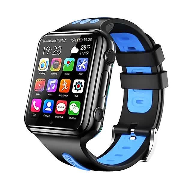 W5 Smart Watch Fitness Running Watch Smart Watches Black/Blue - DailySale