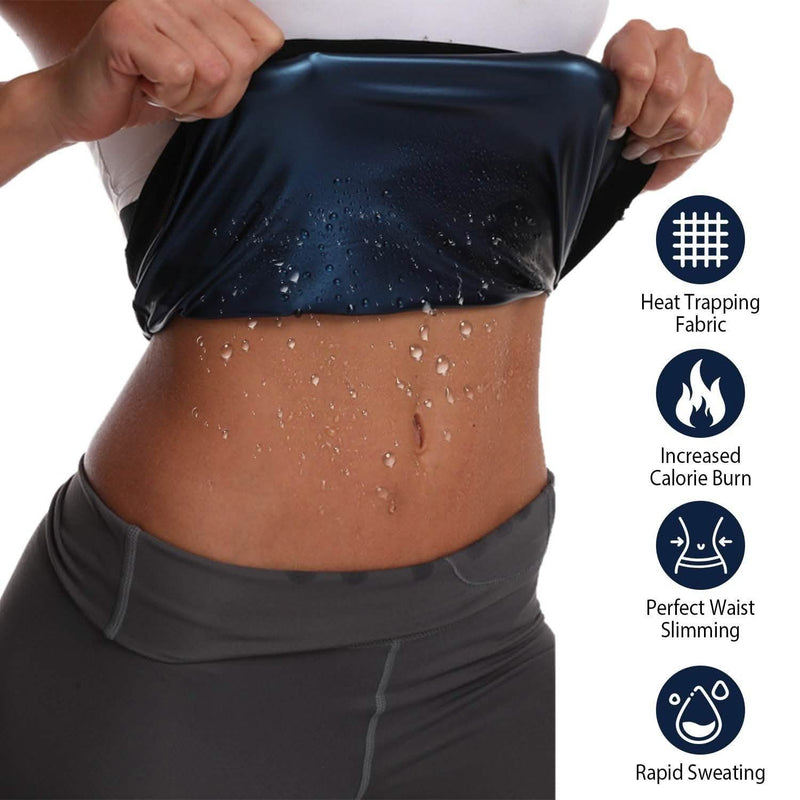Waist Trimmer Women Sauna Sweat Wraps Waist Slimming Trainer Belt Fitness - DailySale