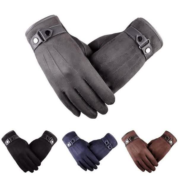 Warm Velvet Cold-Proof Gloves Thermal Touch Phone Screen Sports & Outdoors - DailySale
