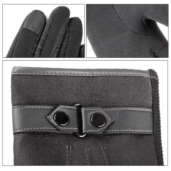 Warm Velvet Cold-Proof Gloves Thermal Touch Phone Screen Sports & Outdoors - DailySale