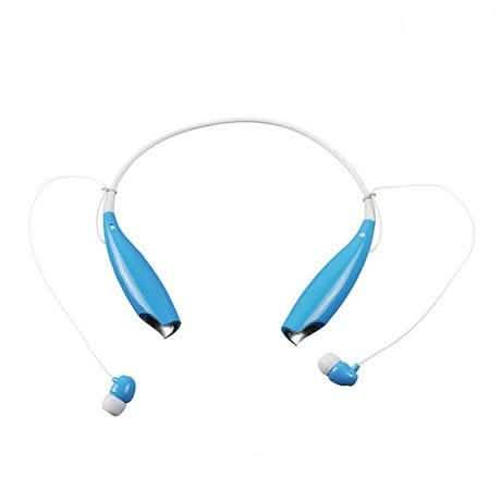 Water-Resistant Behind-the-Neck Bluetooth Stereo Headset - Assorted Colors Headphones & Speakers Blue - DailySale