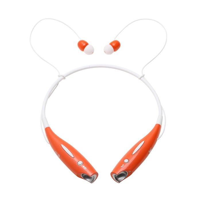 Water-Resistant Behind-the-Neck Bluetooth Stereo Headset - Assorted Colors Headphones & Speakers Orange - DailySale