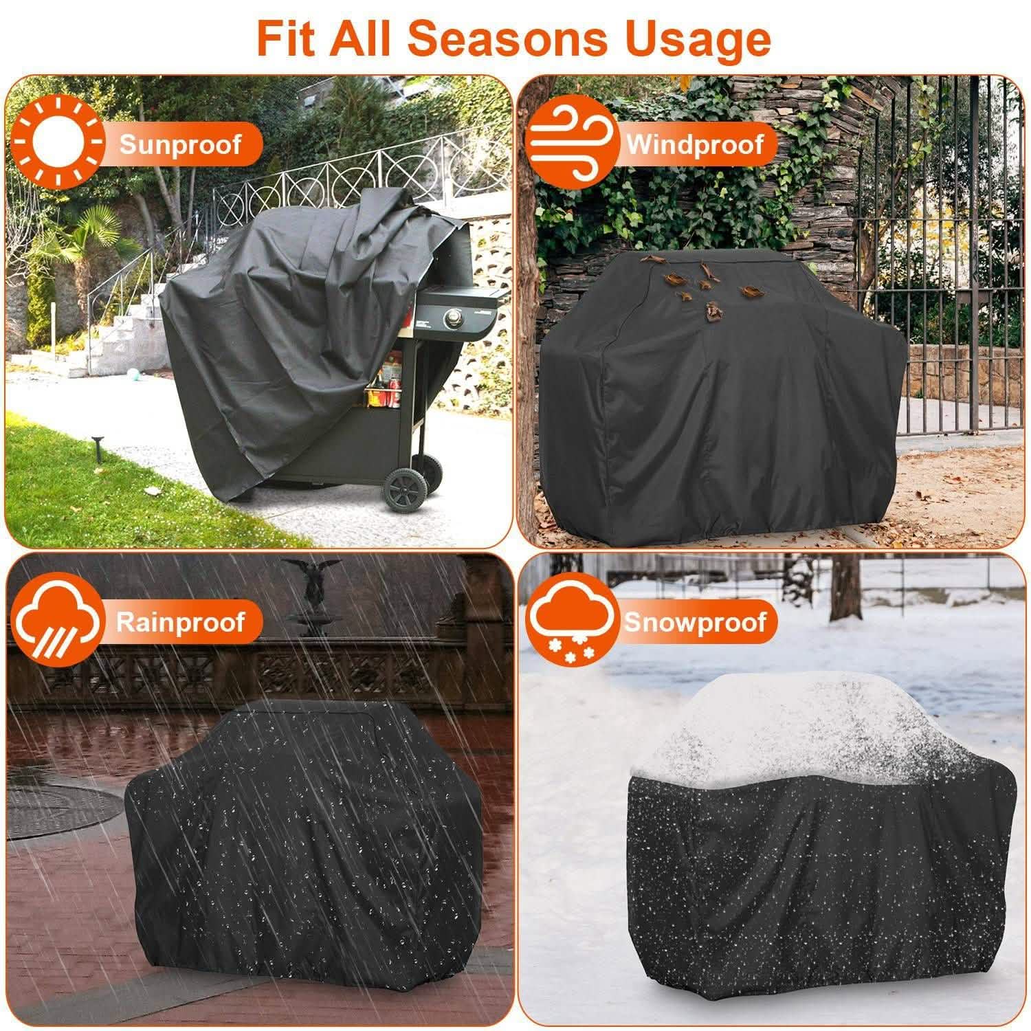 Water-Resistant Heavy Duty BBQ Grill Cover Garden & Patio - DailySale