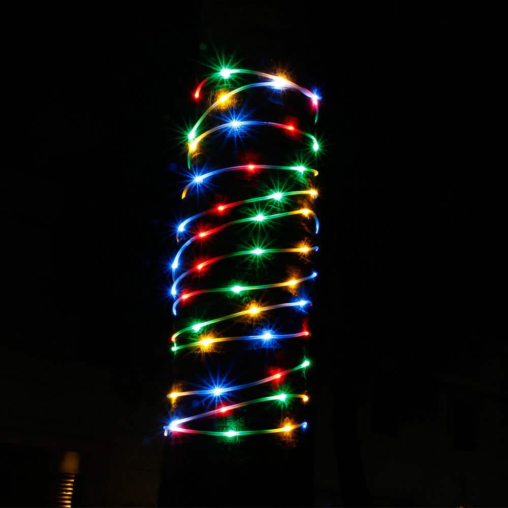 Waterproof 75.5FT 200LED Colorful Rope String Fairy Lights Outdoor Lighting - DailySale