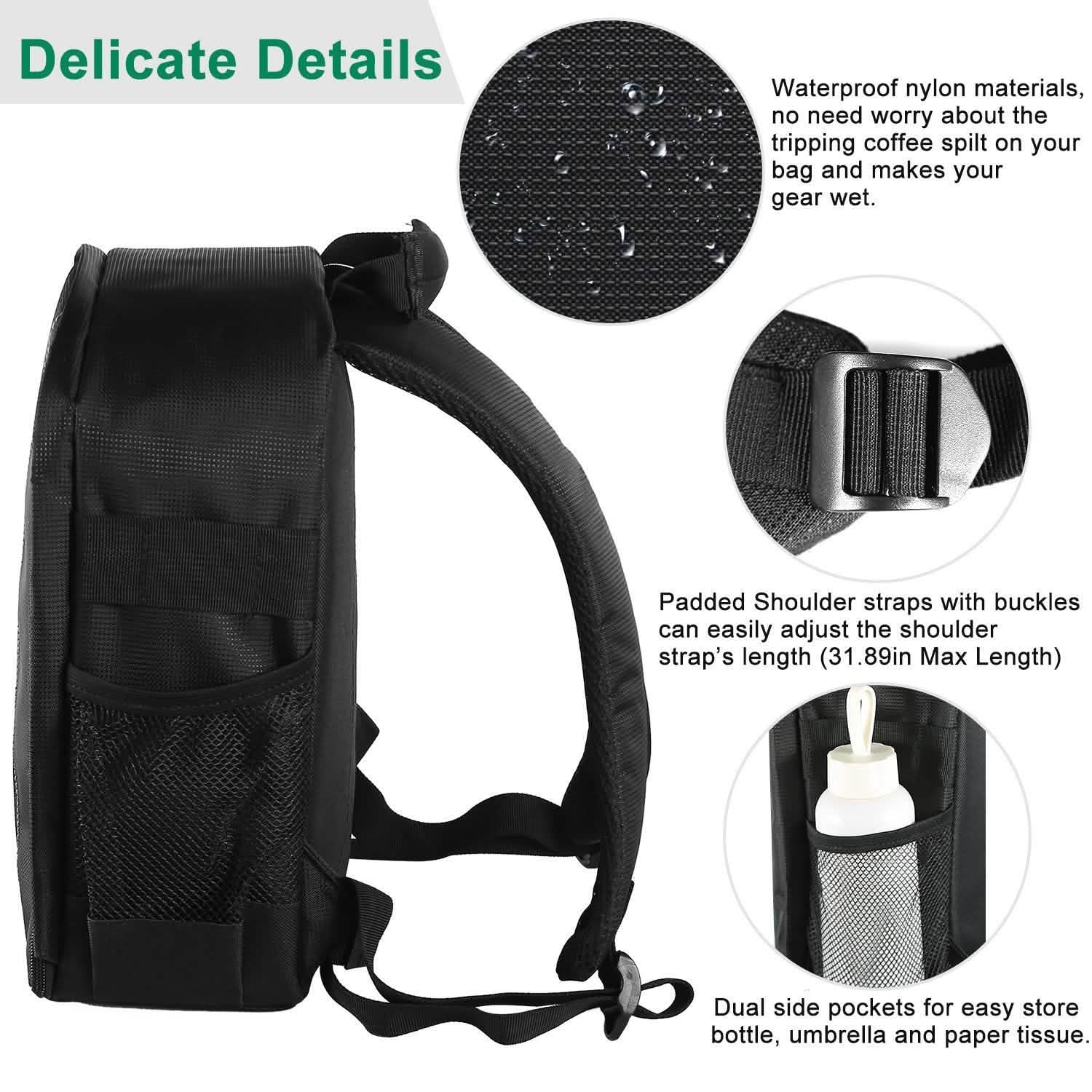 Waterproof Camera Backpack Shockproof Protection Bags & Travel - DailySale