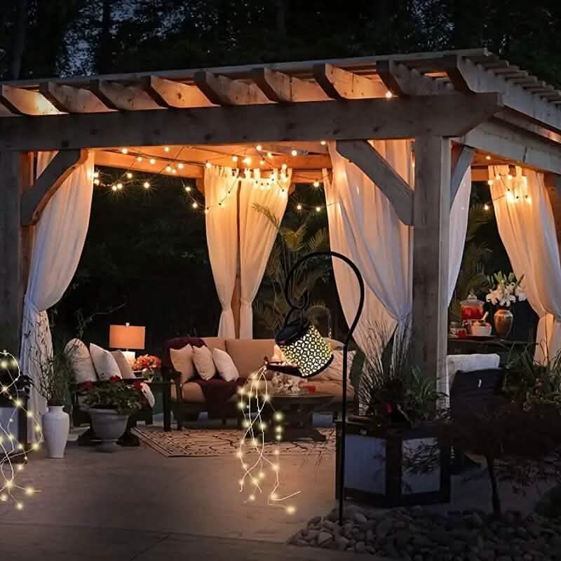 Waterproof Copper Solar Watering Can Light Outdoor Lighting - DailySale