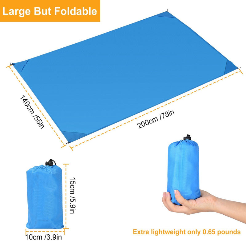 Waterproof Foldable Camping Rug Pocket Sand Proof Picnic Mat Sports & Outdoors - DailySale
