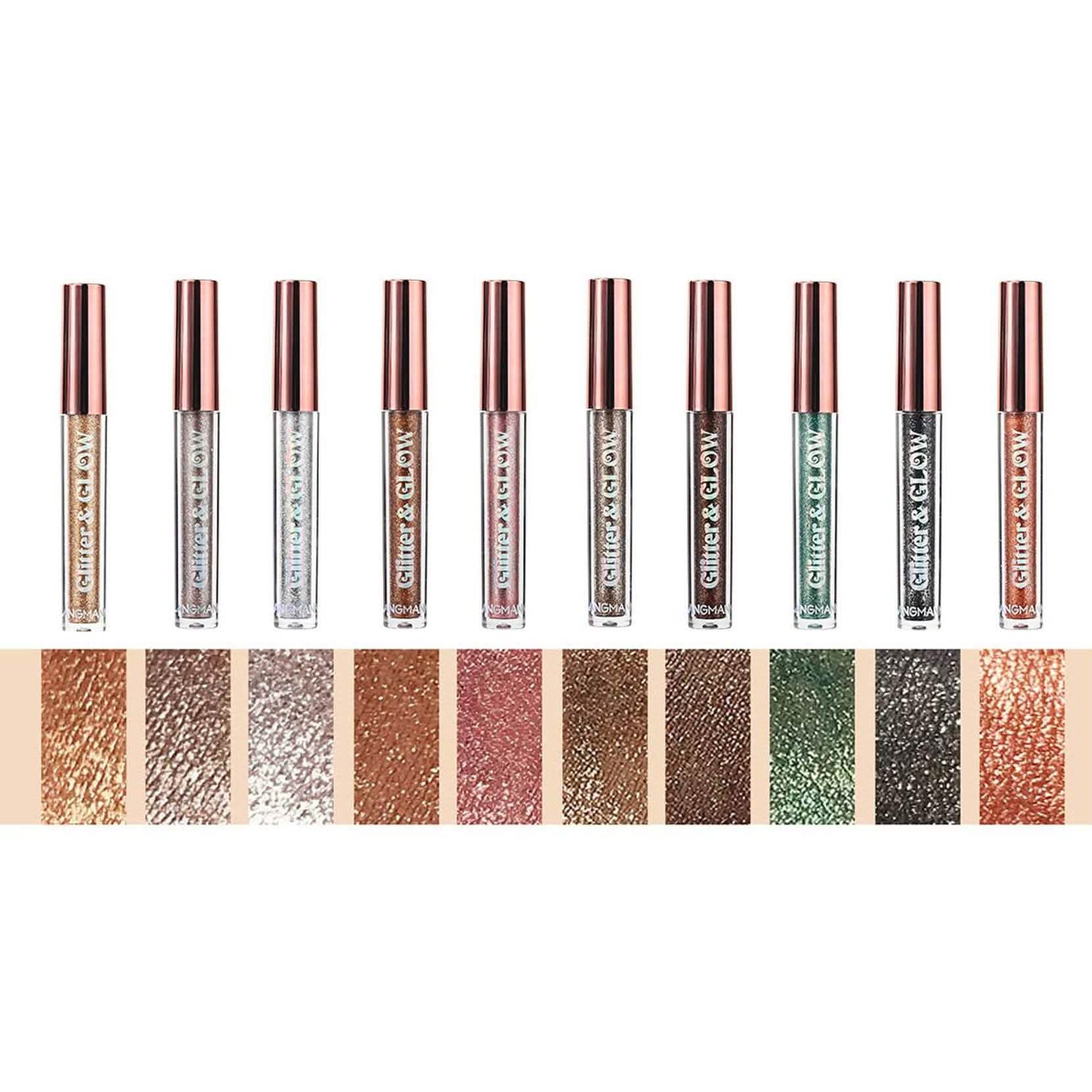 Waterproof Liquid Eyeshadow Set and Metallic Glitter Beauty & Personal Care - DailySale