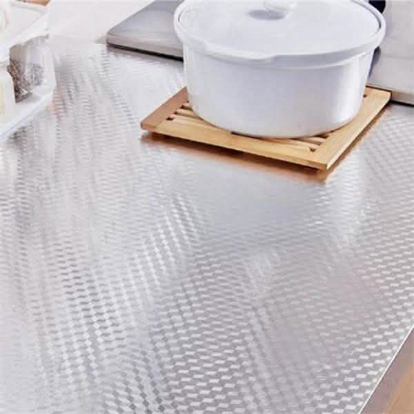 Waterproof Oil Proof Aluminum Foil Self Adhesive Wall Sticker Kitchen & Dining - DailySale