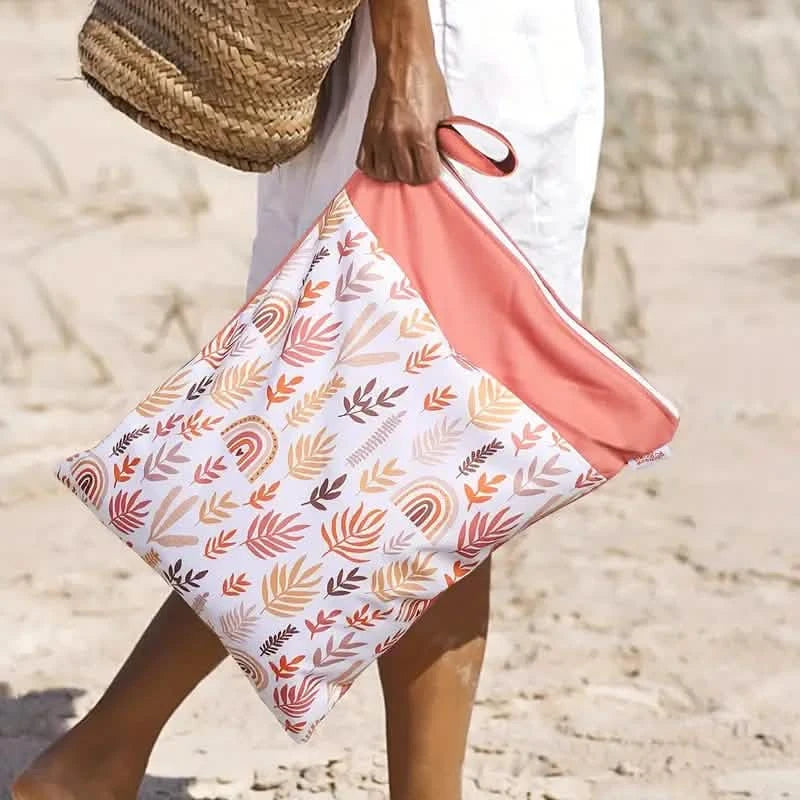 Waterproof Reusable Wet Bag Wet Dry Bags For Cloth Diapers & Breast Pump Parts Bags & Travel - DailySale