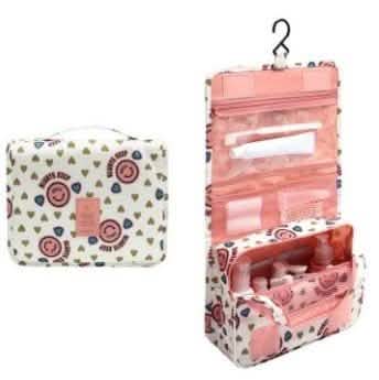 Waterproof Travel Toiletry Bag - Assorted Colors Beauty & Personal Care Pink Smile - DailySale