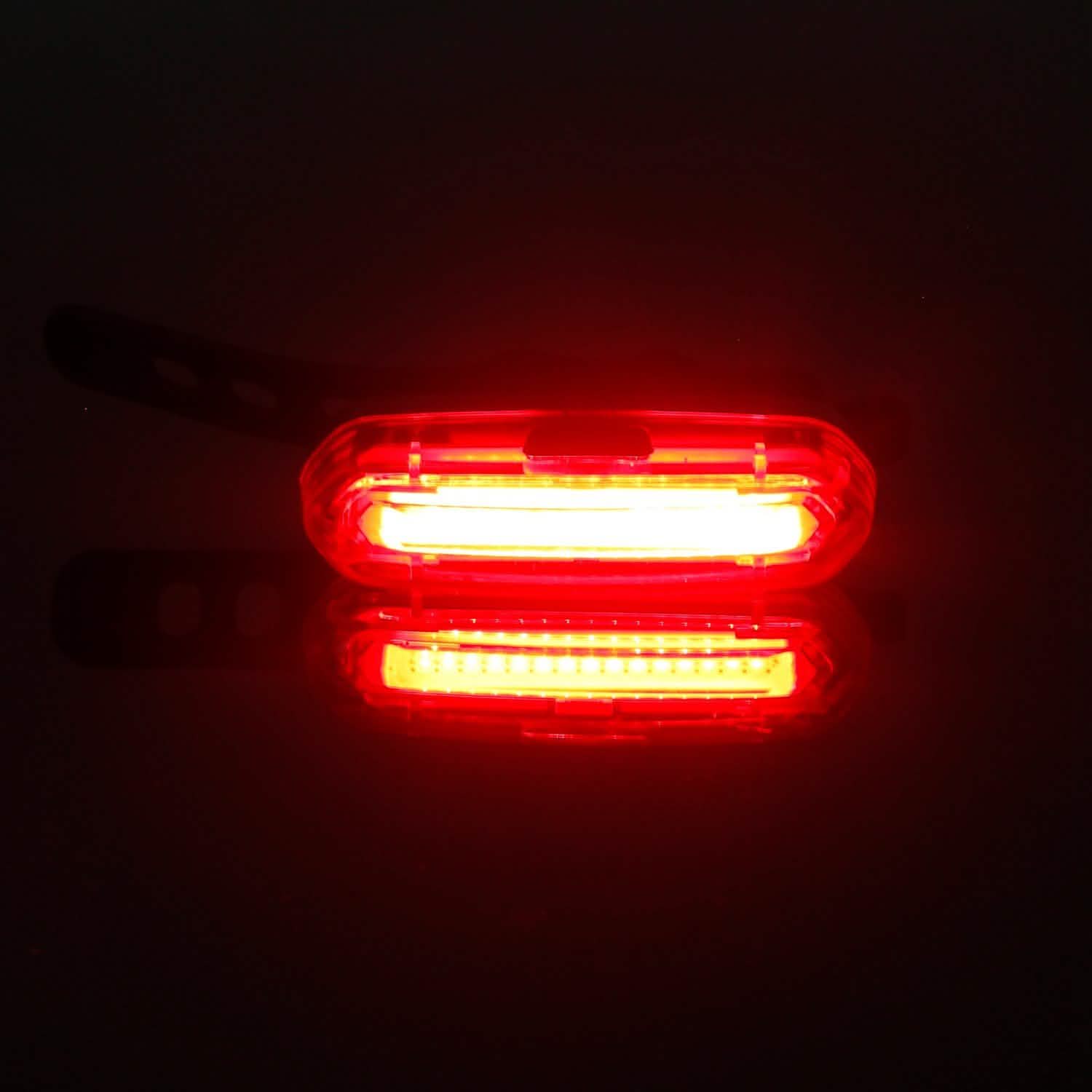 Waterproof USB Rechargeable LED Bicycle Tail Warning Lamp Sports & Outdoors - DailySale