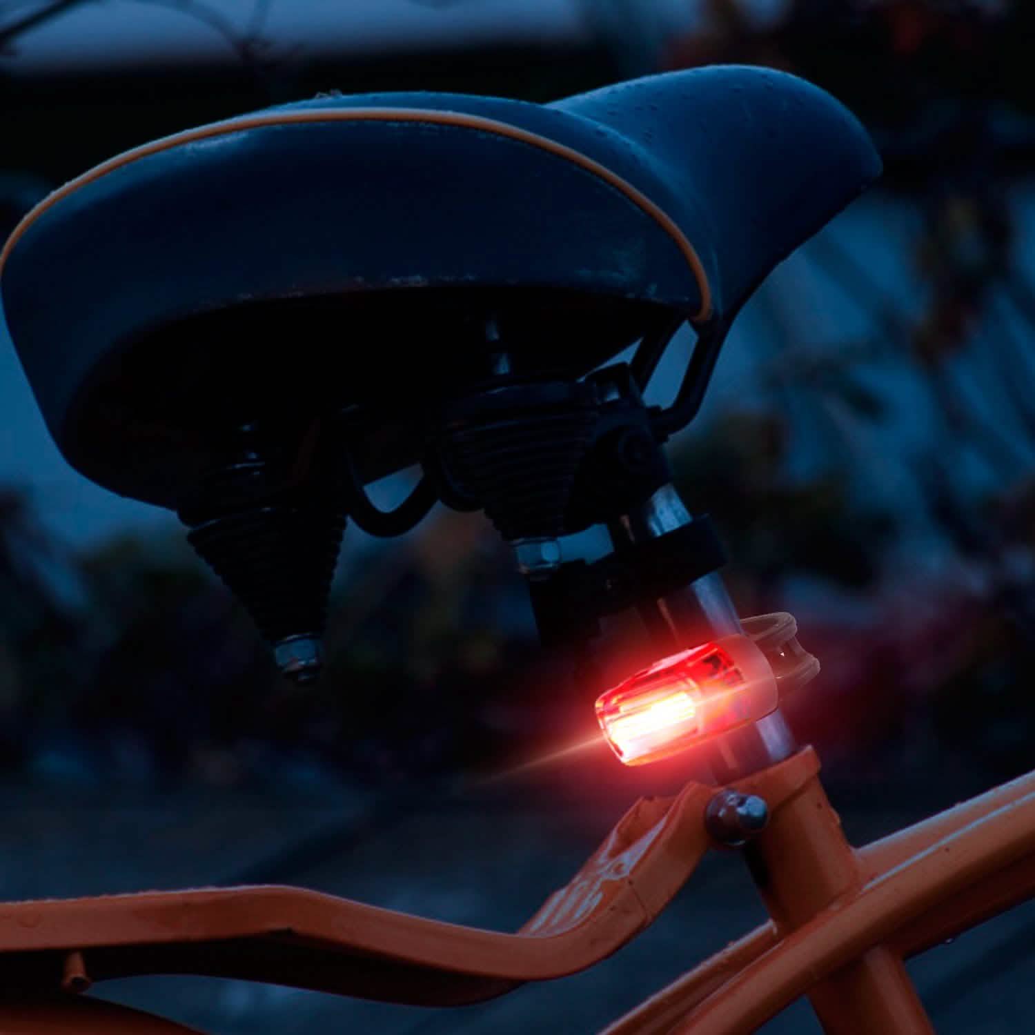 Waterproof USB Rechargeable LED Bicycle Tail Warning Lamp Sports & Outdoors - DailySale