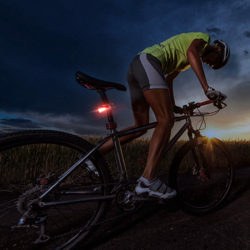 Waterproof USB Rechargeable LED Bicycle Tail Warning Lamp Sports & Outdoors - DailySale