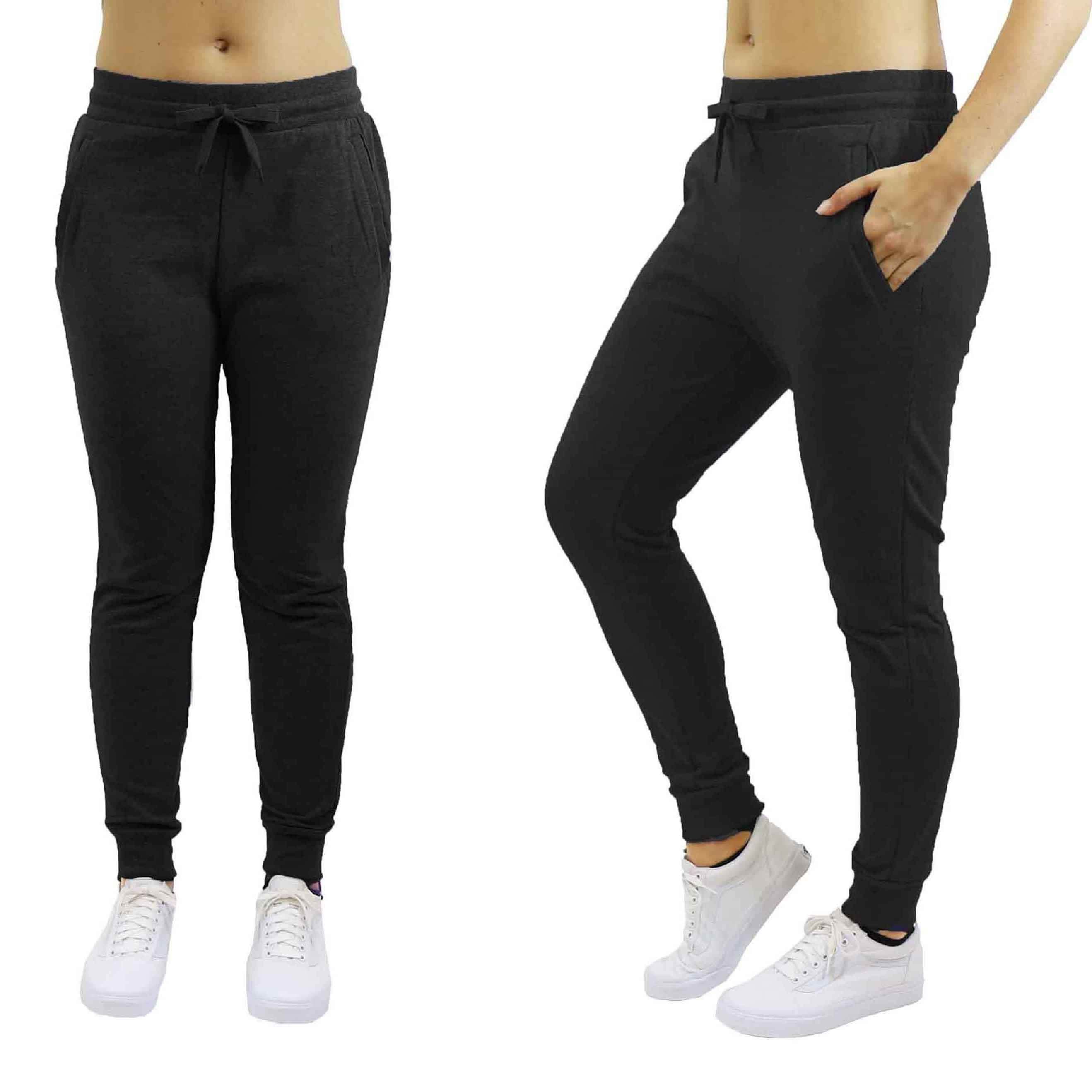 Women's Jogger Sweatpants French Terry Skinny-Fit - Assorted Colors & Pack Sizes - DailySale, Inc