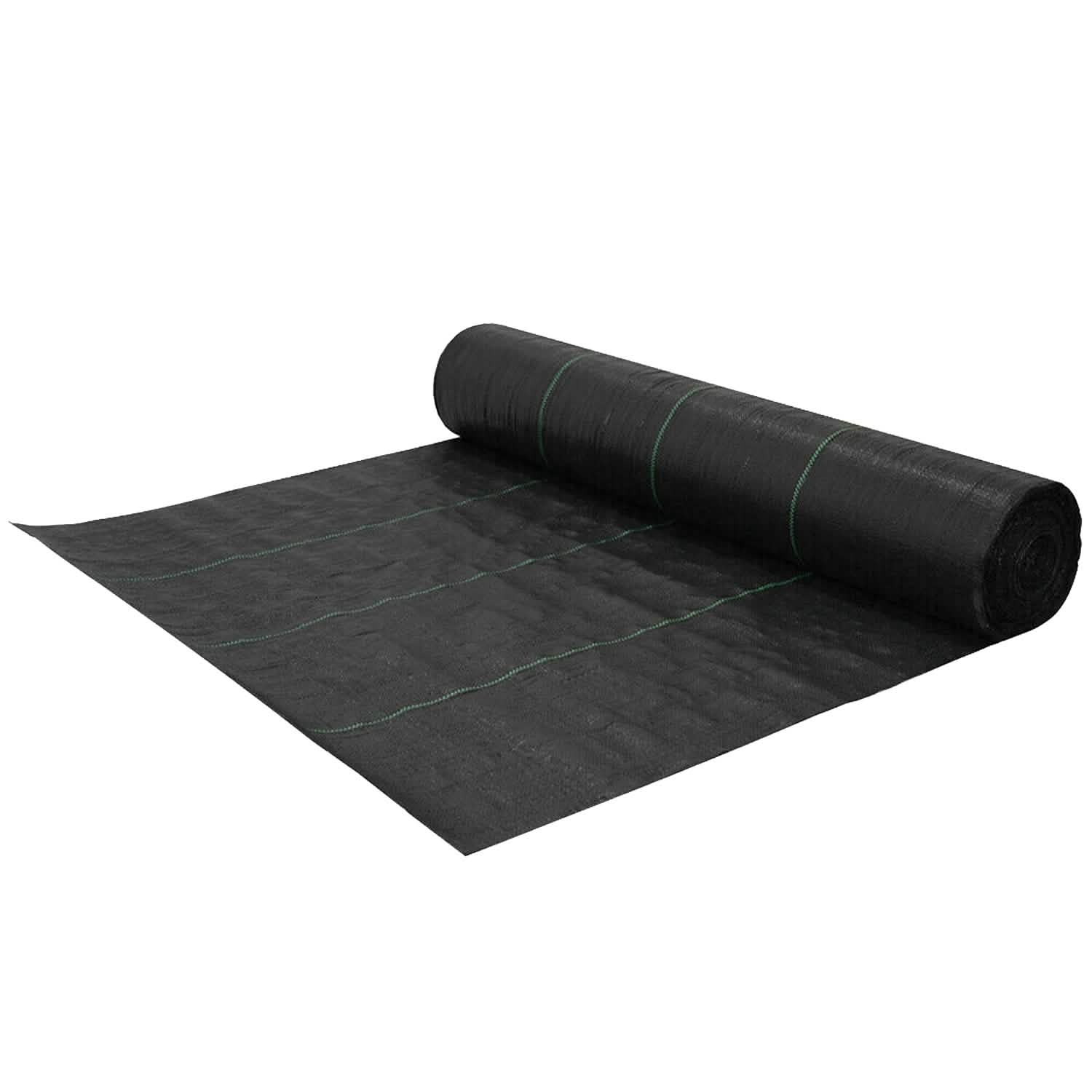 Weed Barrier Landscape Gardening Mat Fabric Woven Garden & Patio 50 ft - DailySale
