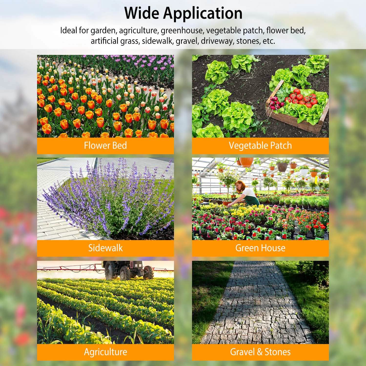 Weed Barrier Landscape Gardening Mat Fabric Woven Garden & Patio - DailySale