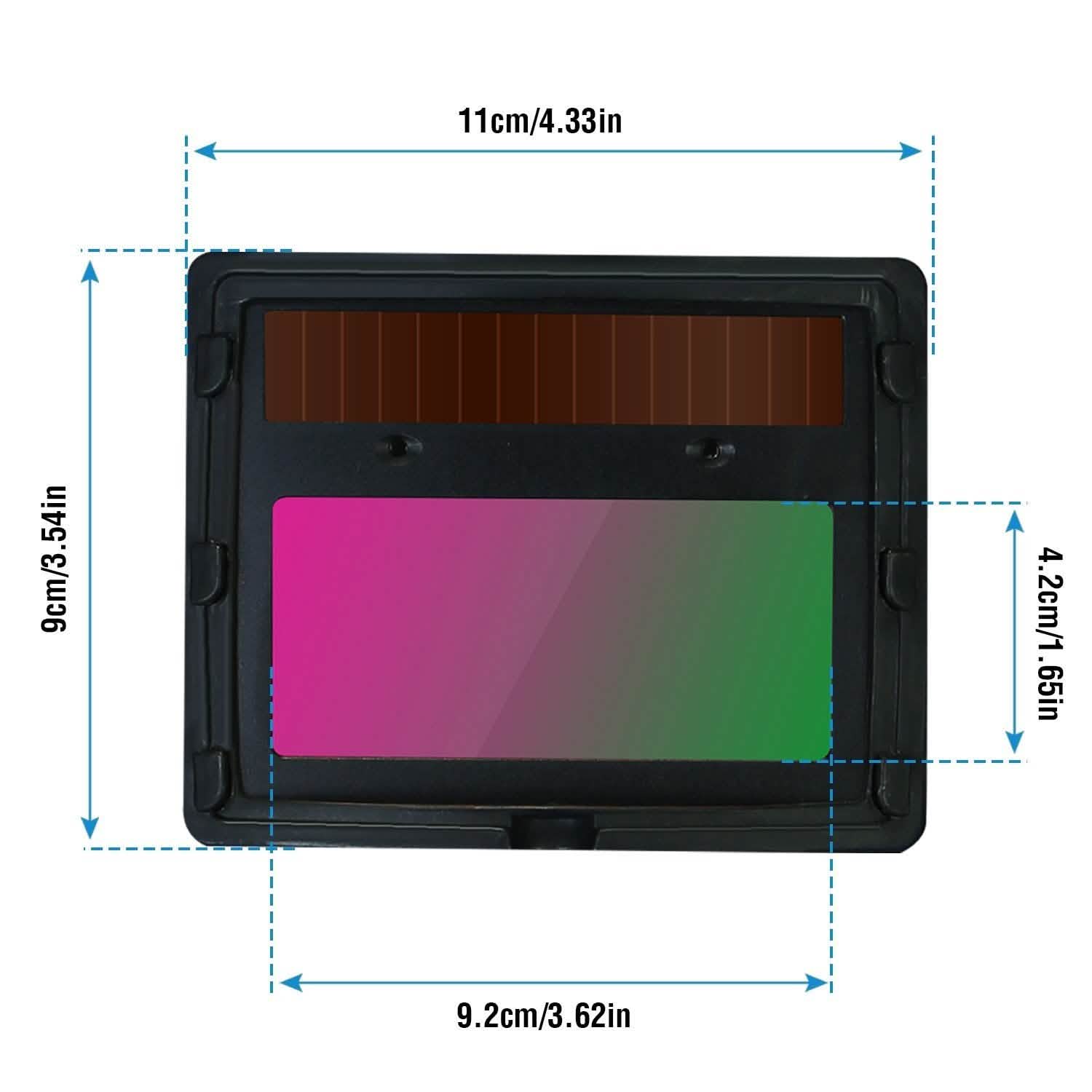 Welding Helmet Solar Powered Auto Darkening Hood with Adjustable Wide Shade Everything Else - DailySale