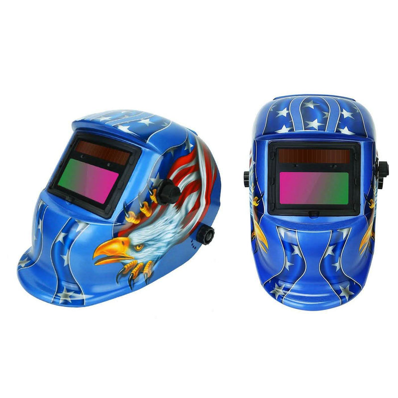 Welding Helmet Solar Powered Auto Darkening Hood with Adjustable Wide Shade Everything Else - DailySale