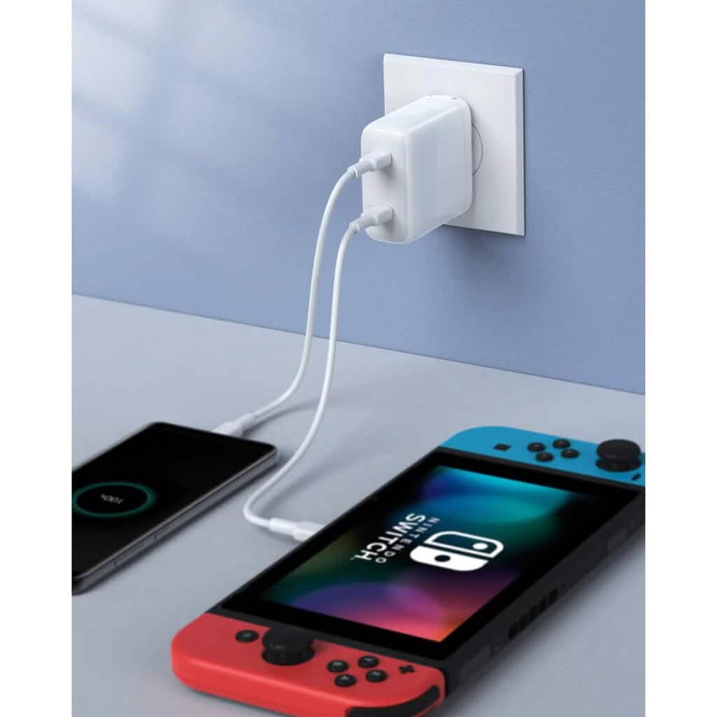 Wemiss 40W USB-C Wall Fast Charger with Foldable Plug Mobile Accessories - DailySale