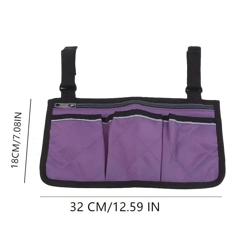 Wheelchair Armrest Organizer Bag Bags & Travel - DailySale