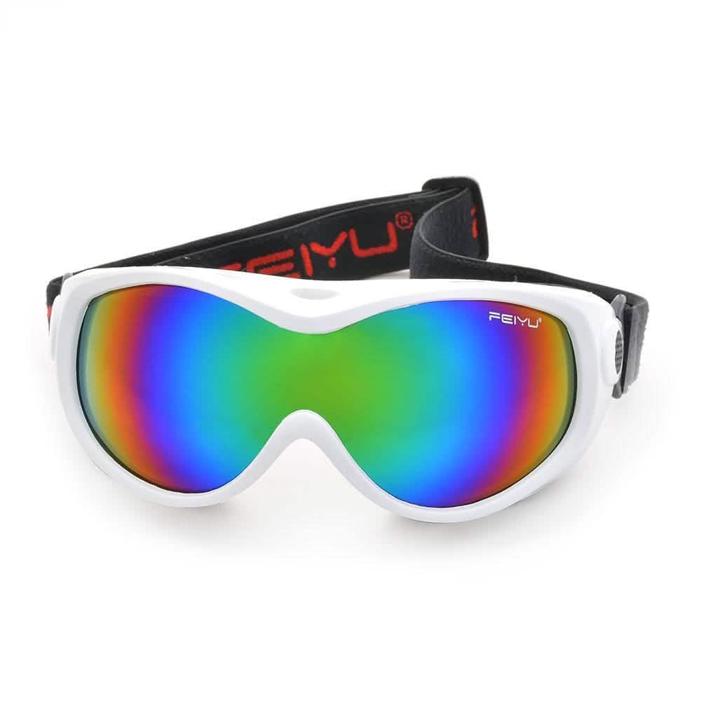 White for Kid Ski Goggles Double Anti Fog Lenses Sun Glasses Sports & Outdoors - DailySale