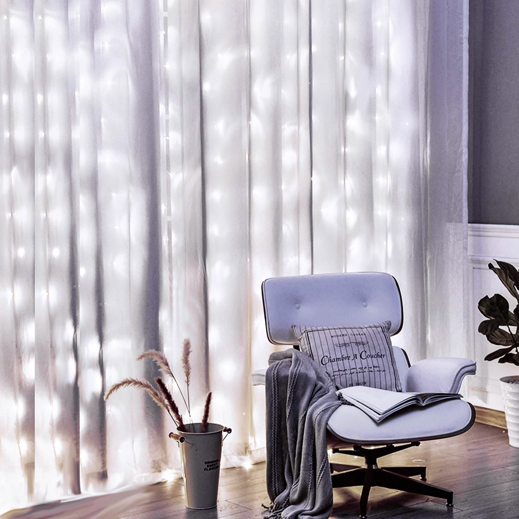 White USB Remote Control 3x3M 300LED String Lights Waterproof Lighting & Decor - DailySale