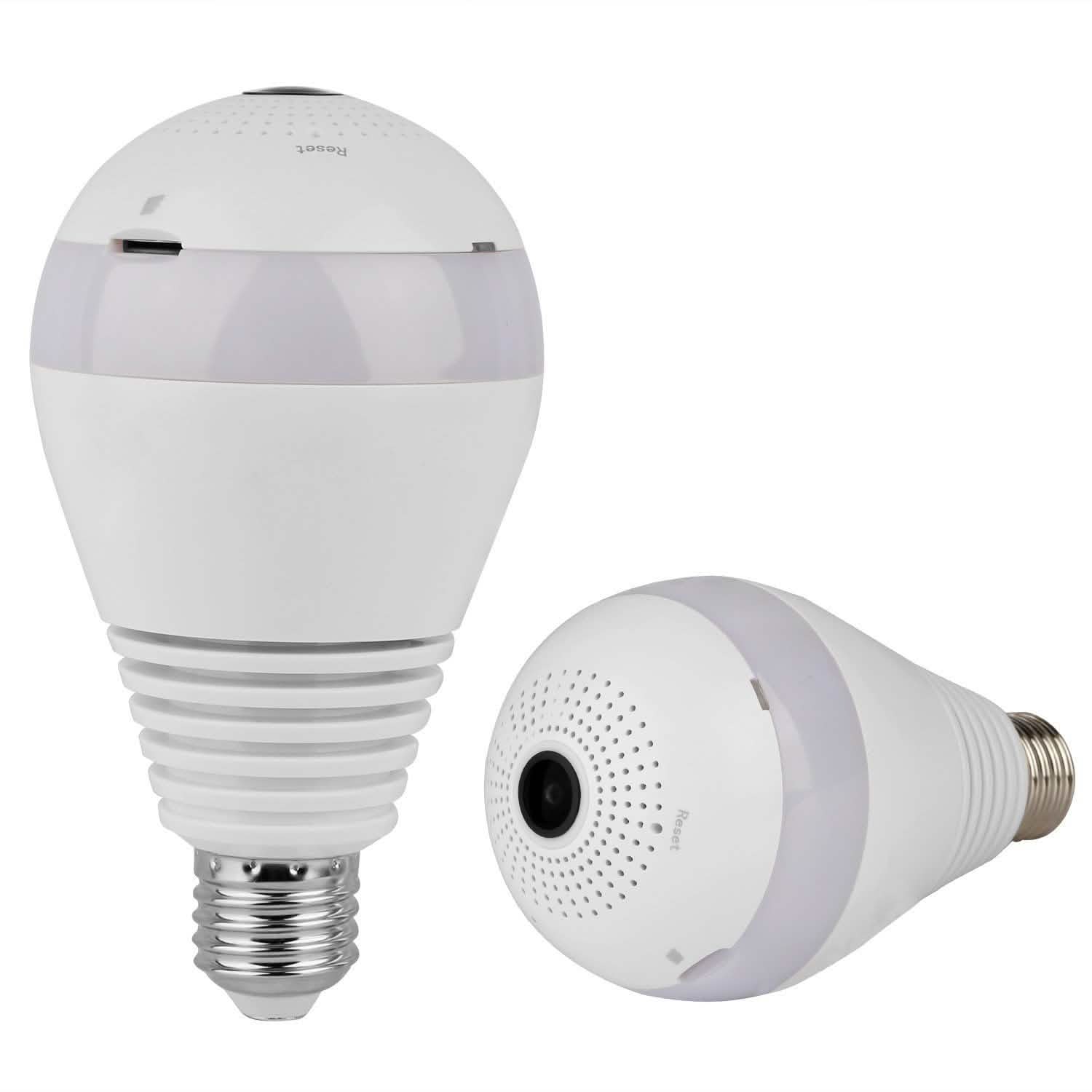 WiFi Light Bulb Camera 960P Security Camera 360° Camera, TV & Video - DailySale