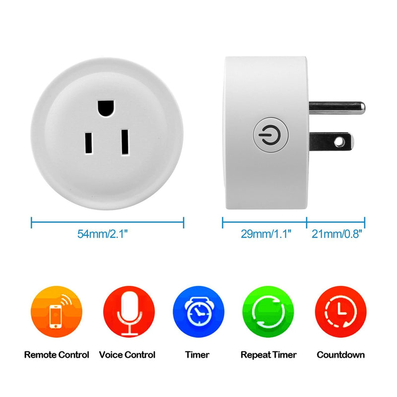 WiFi Smart Socket APP Plug Outlet Remote Household Batteries & Electrical - DailySale