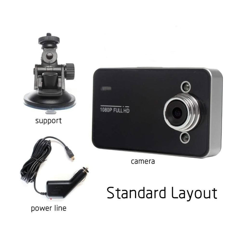 Windshield-Mount 1080p Wide-Angle Video Recorder Auto Accessories - DailySale