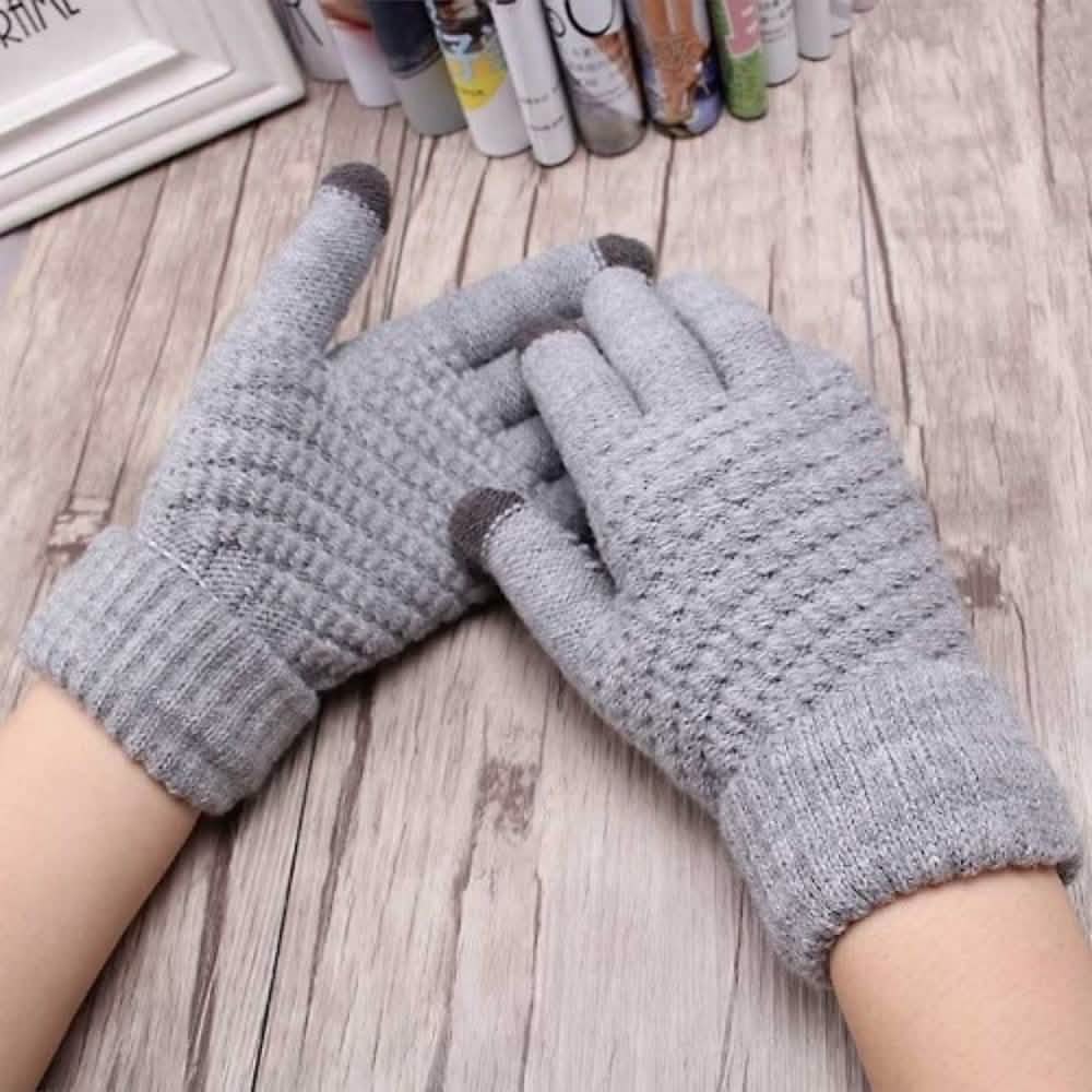 Winter Knitted Touch Screen Gloves Women's Shoes & Accessories - DailySale