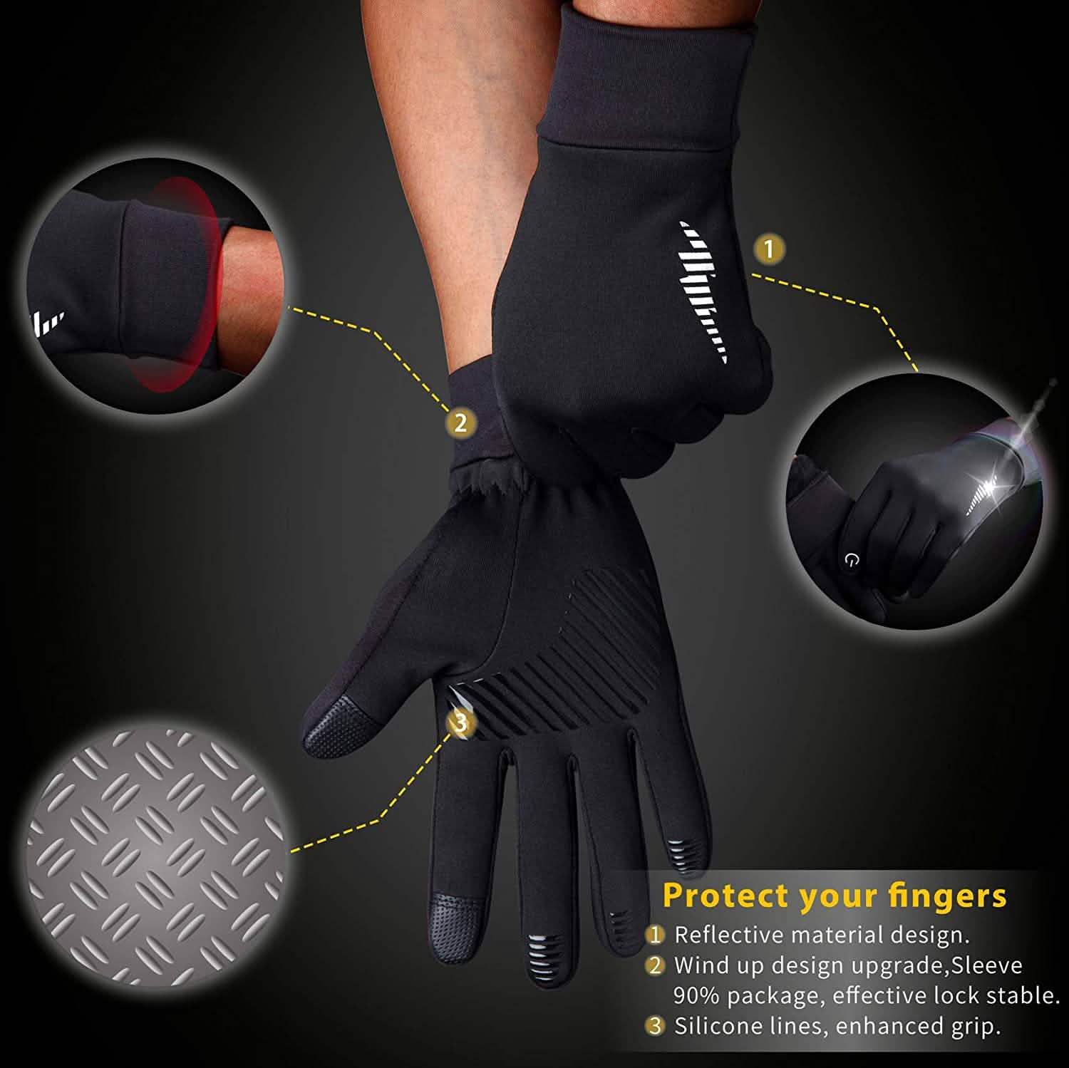 Winter Men's and Women's Touch Screen Gloves Women's Shoes & Accessories - DailySale