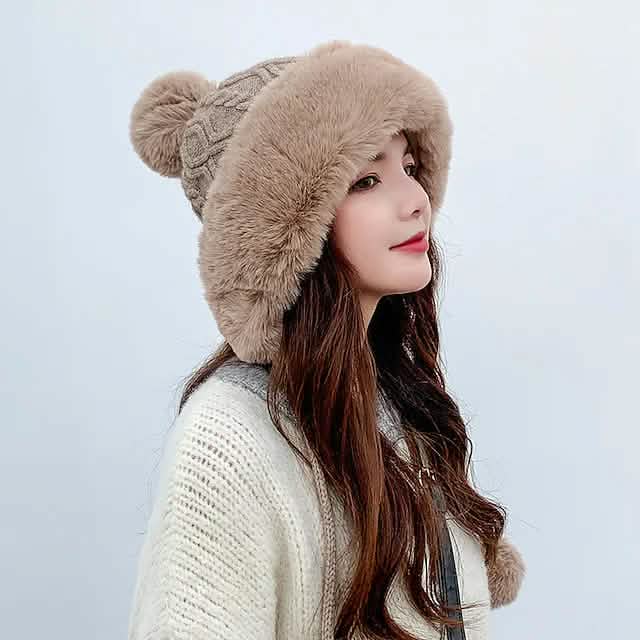 Winter Outdoor Portable Breathable Soft Comfortable Beanie Hat Women's Shoes & Accessories Coffee - DailySale