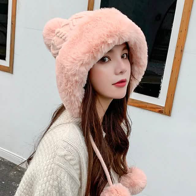 Winter Outdoor Portable Breathable Soft Comfortable Beanie Hat Women's Shoes & Accessories Pink - DailySale