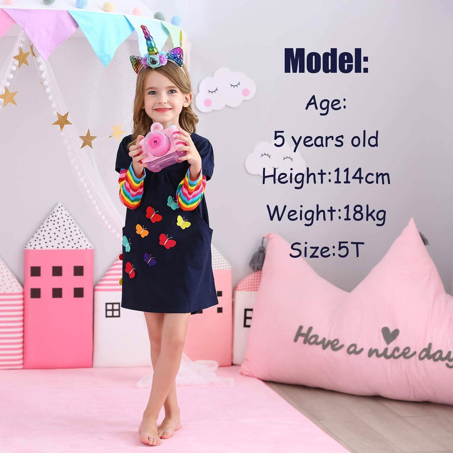 Winter Toddler Girl Long Sleeve Dress Kids' Clothing - DailySale